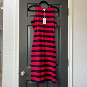 Stripped fitted dress